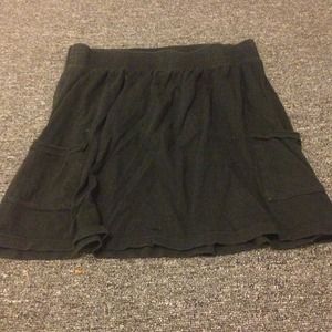 Black high waisted skirt