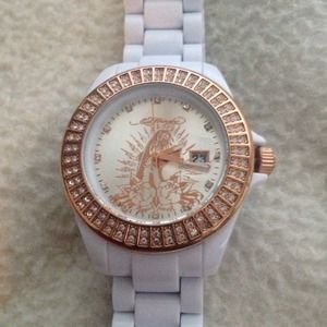 Ed hardy diamond watch
