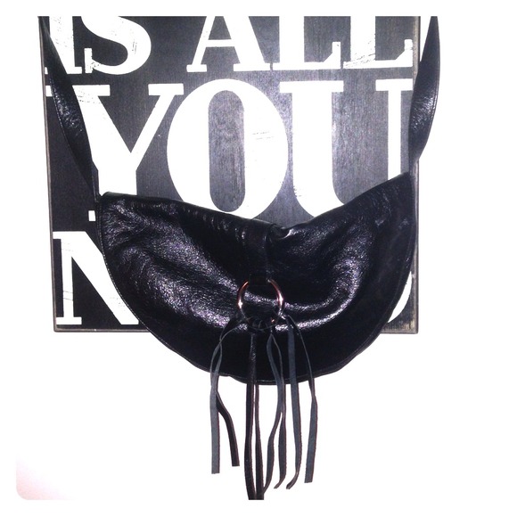Awesome BCBG black messenger/ shoulder bag