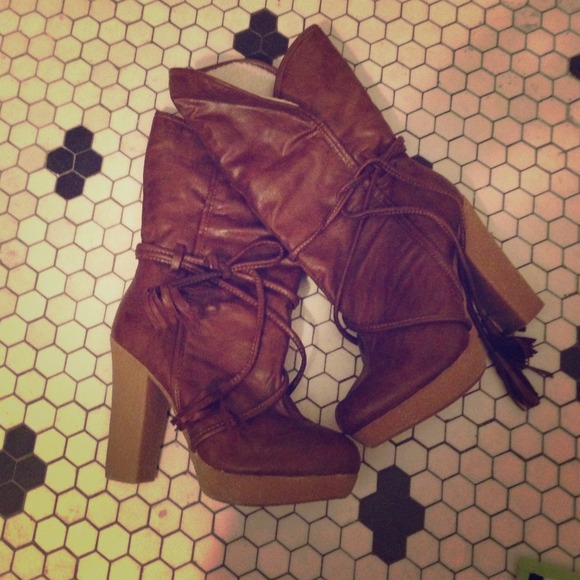 Brown boots