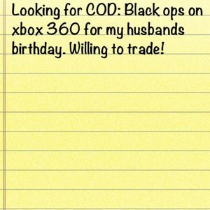 Looking for Black Ops