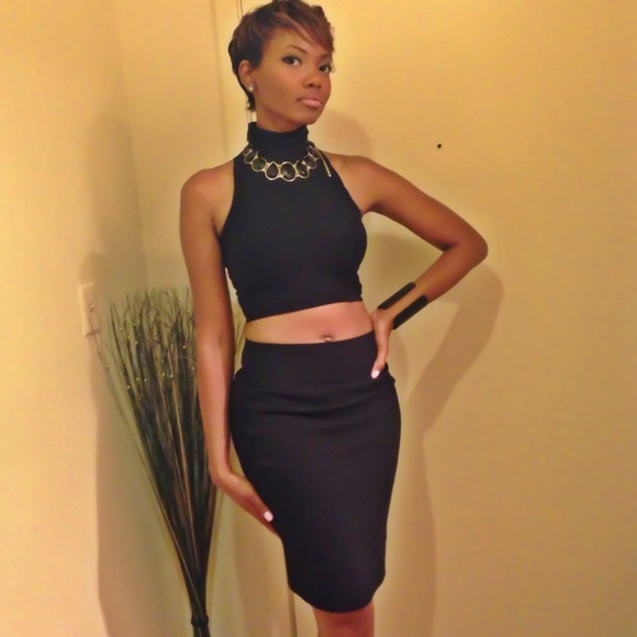 American apparel two piece black cutie!!
