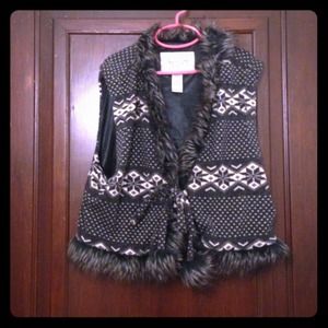 Boho fall/winter vest