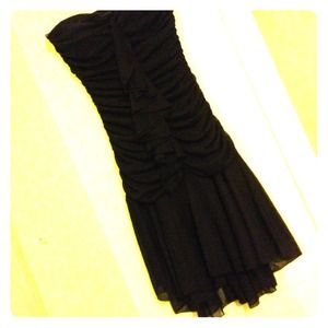 Black Strapless Dress