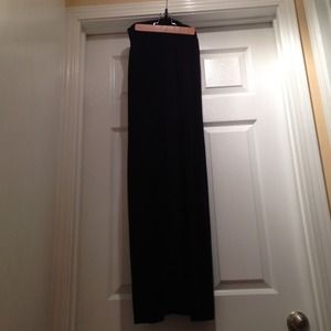 Black maxi skirt