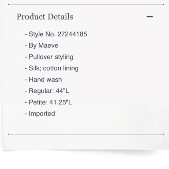 💝Donated💝Anthropologie 100% silk dress - Picture 2 of 2