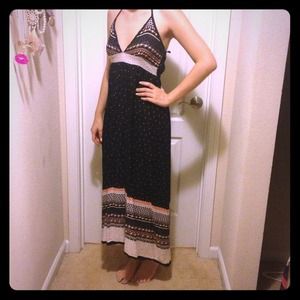 Forever21 Halter Neck tribal with dots Maci Dress