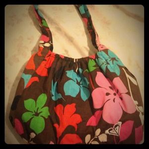 Hawaiian flower bag/Purse