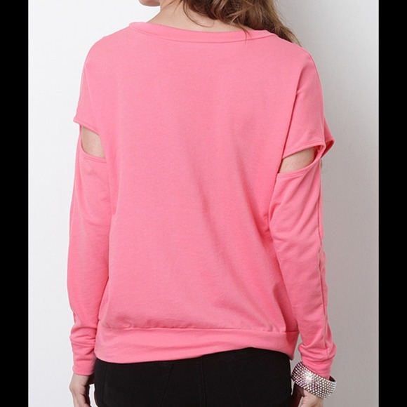 🎀SOLD OUT🎀Pink Star Sweater Top - Picture 3 of 3
