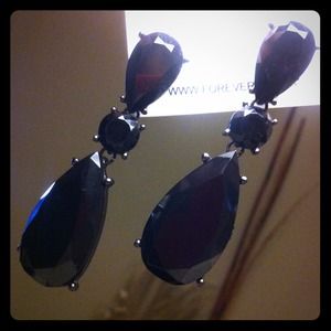 NWT Black/Dark Grey Earrings