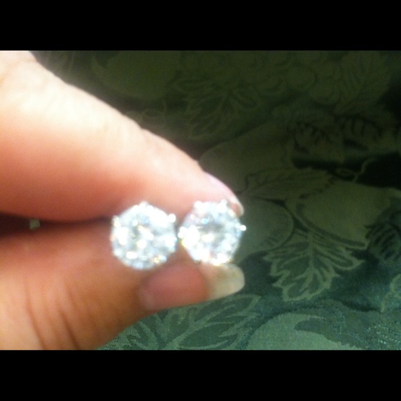 Karat each cubic zirconia earrings
