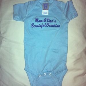 BRAND NEW! Embroided Newborn Onesie