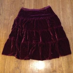 Velvet Skirt size 8