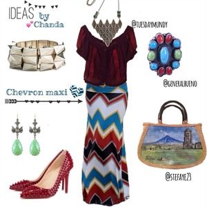 Chevron Maxi in Rust... FLASH 🚨✂️💰✂️🚨