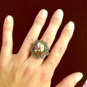 Buy 2 Get 3 FREE! Eiffel Tower vintage ring