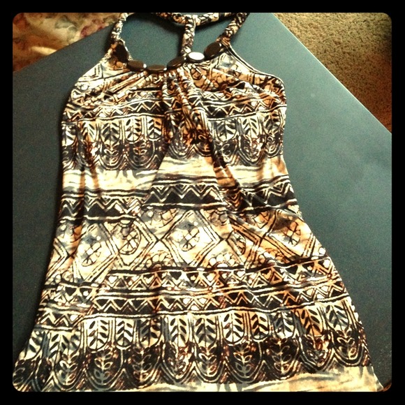Uniquely patterned dress!