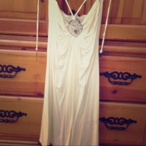 Sky white dress