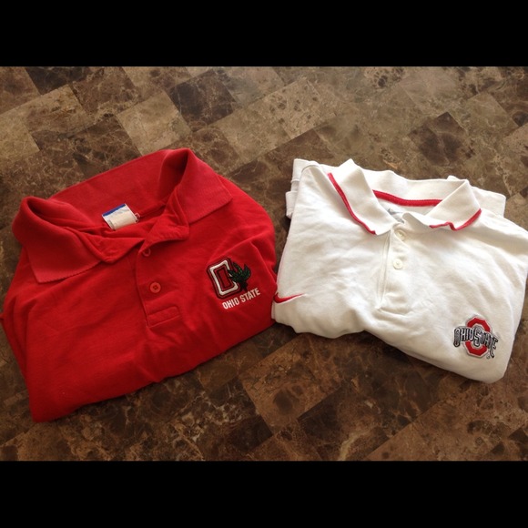 Polo Ohio state buckeye mens shirts