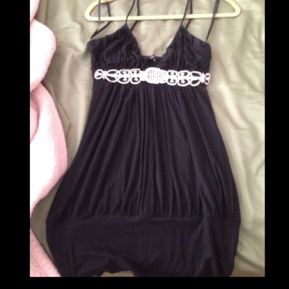 Sky black dress