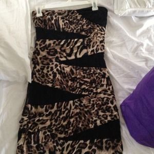 Brand new leopard dress super cute
