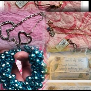 BNWT Juicy Couture Necklace, BNWOT Guess necklace