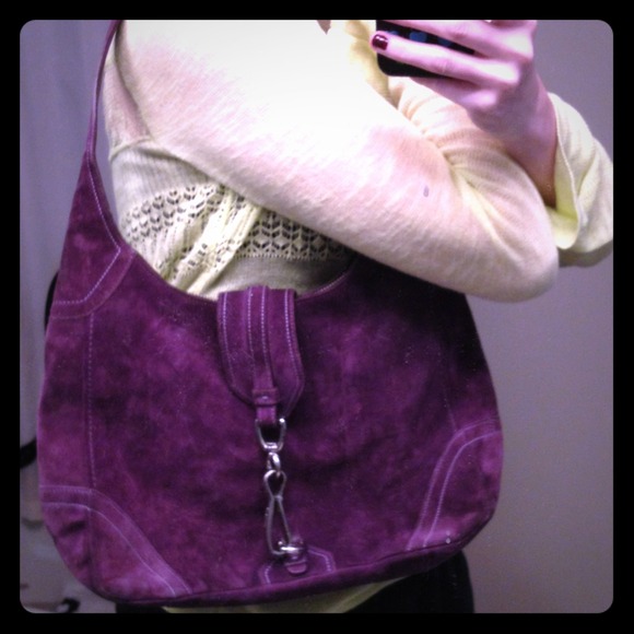 Eggplant COACH purse
