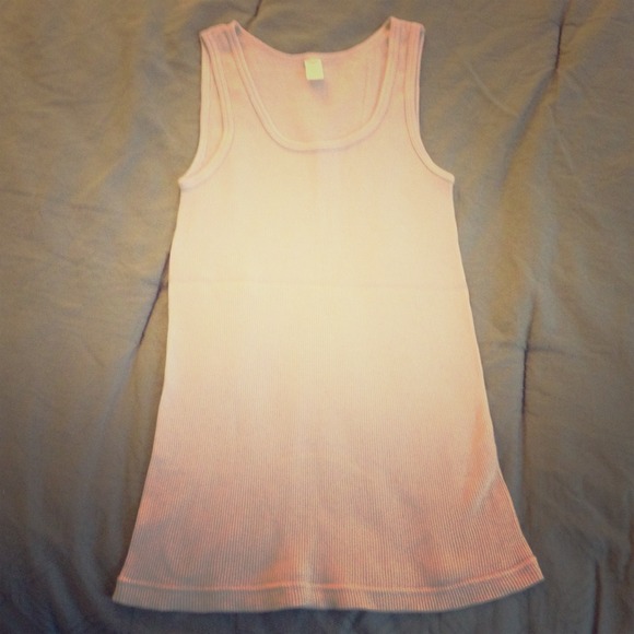 J. Crew blush ribbed tank top