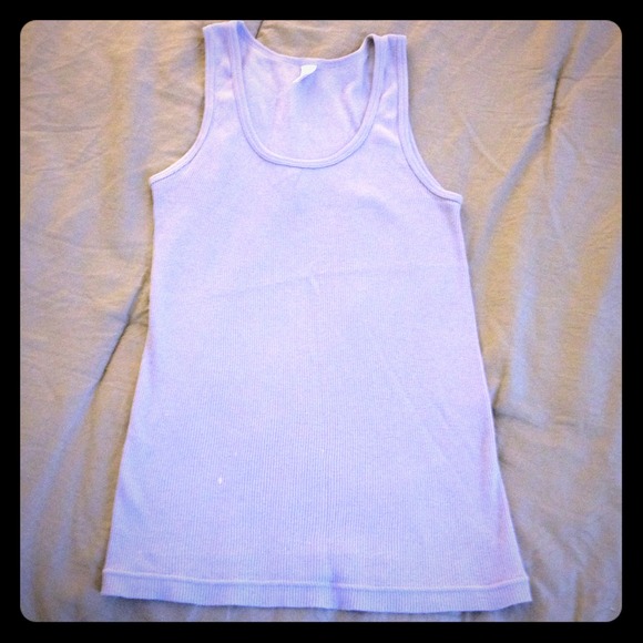 J. Crew light blue ribbed tank top