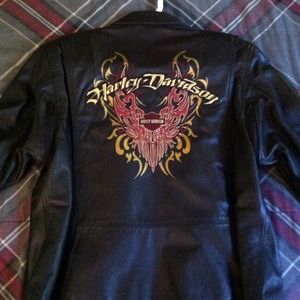 leather Harley Davidson jacket.   SOLD!!!!