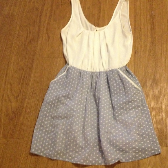 ❌❌SOLD❌❌Chiffon top/heart bottom dress