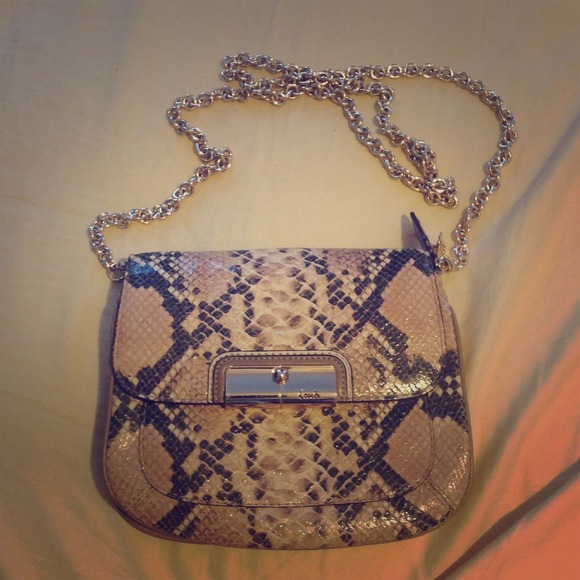 Coach clutch side bag