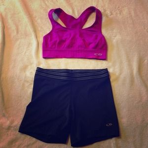 Spandex workout shorts