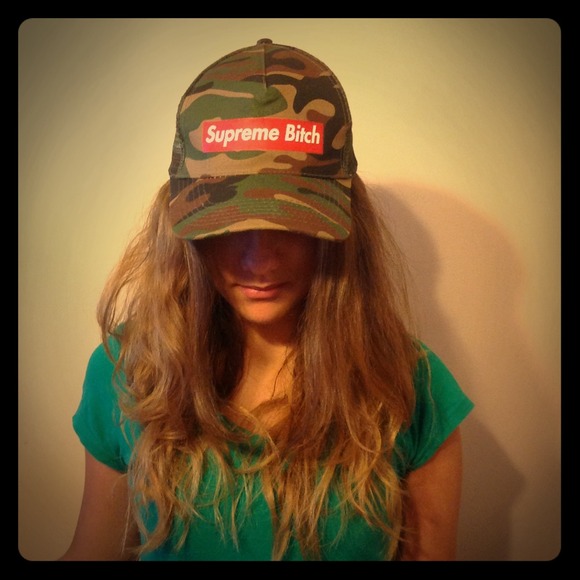 Supreme B**** hat (snap back)