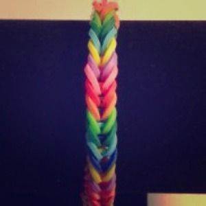 Fishtail Rainbow Loom Bracelet