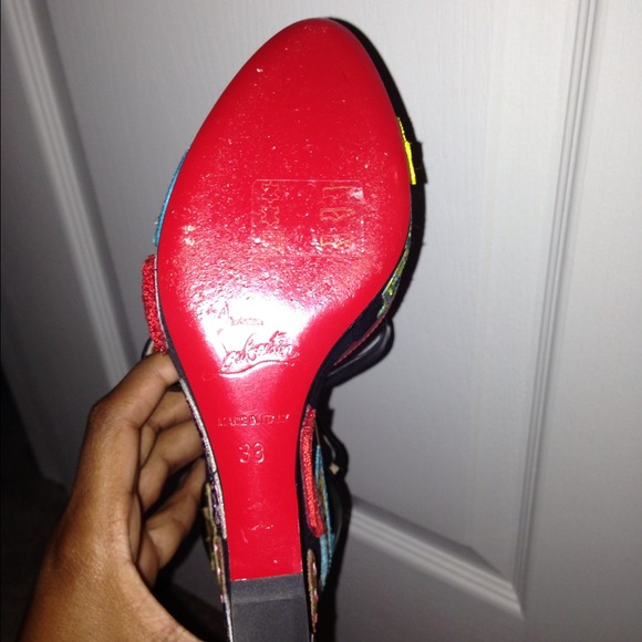 💔Decided to keep💔Christian Louboutin loubi zeppa - Picture 4 of 4