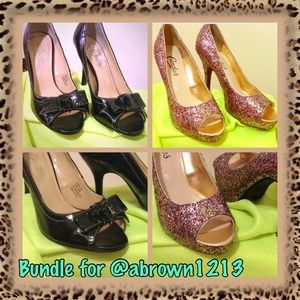 Bundle deal heels 👠