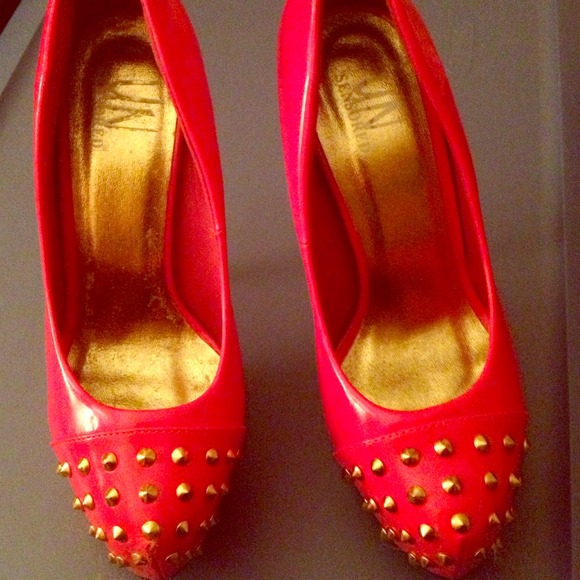 So cute ! Barbie Studded Heels 💕