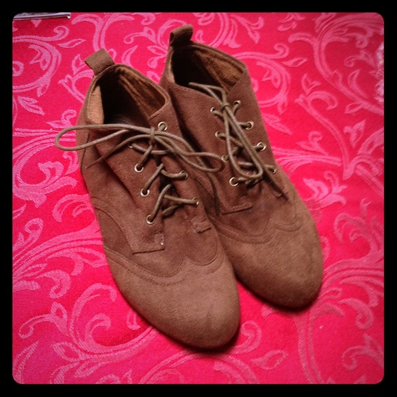Forever 21 Brown Suede Shoes