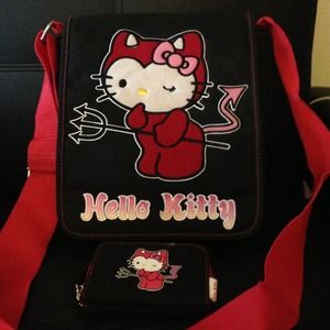 🚫HOLD 4 Jasmin🚫Hello Kitty Crossbody Bag Wallet