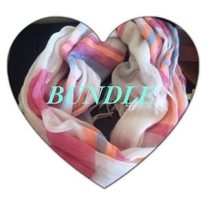 Multicolor scarf green shoes stripe dress  belt