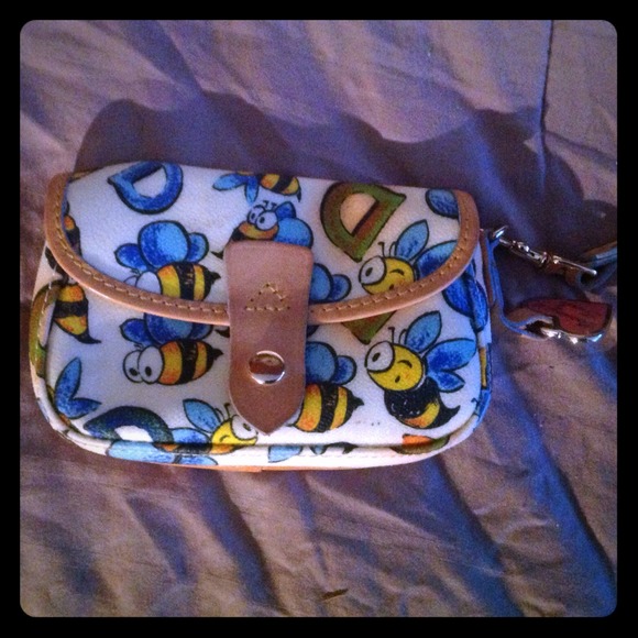 Dooney and Bourke Bumble Bee Wristlet