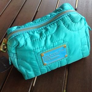 ✨Sold Sale teal aqua NWT MJ makeup accessory bag