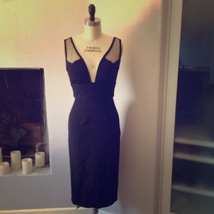 Black dress Dina Bar-el knee Length