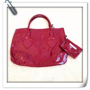 Japanese made cute patent leather bag