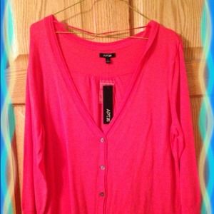 APT 9 Coral Cardigan