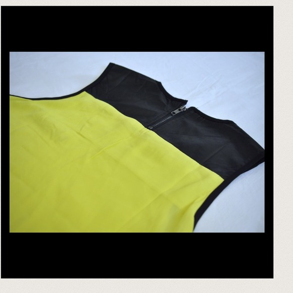 Intro Neon Top with Leather Trim - Picture 4 of 4