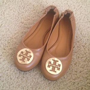 Tory Burch Flats Tan and Black BUNDLE