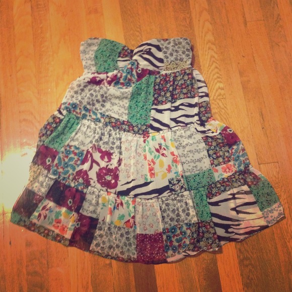 Gorgeous guess patchwork dress