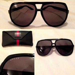 Authentic Gucci aviator sunglasses