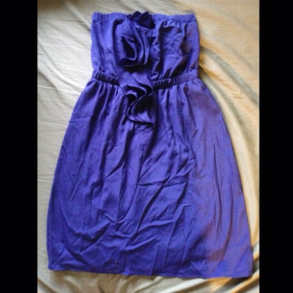 Nordstrom's purple ruffle dress!